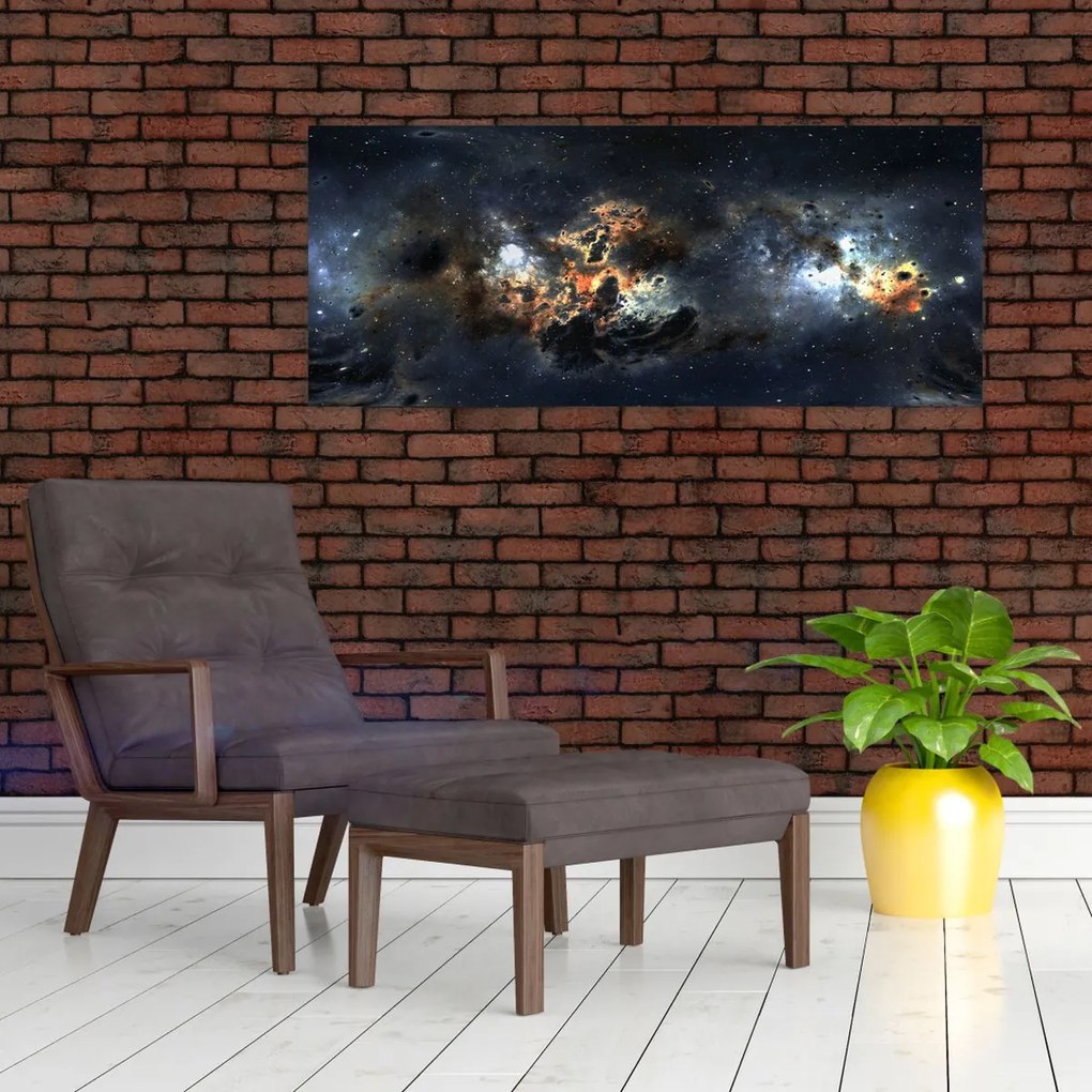 Kép - Az Univerzum a Nebulával (120x50 cm)