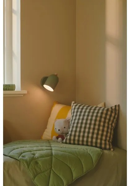 Nordlux - Fali spotlámpa GASTON 1xE27/15W/230V zöld