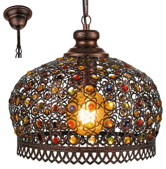 Eglo 49764 - Mennyezeti függesztékes lámpa JADIDA 1xE27/60W