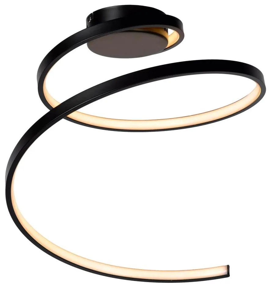 Lucide 46199/25/30 - MAXENCE LED 24W 230V fekete dimmelhető mennyezeti lámpa