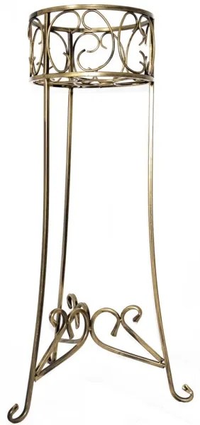 Virágállvány 88x28 cm arany