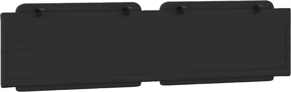 fekete műbőr fejtámla párna Zadar 193 cm