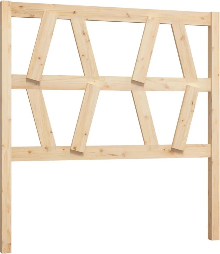 vidaXL tömör fenyőfa ágyfejtámla 81 x 4 x 100 cm