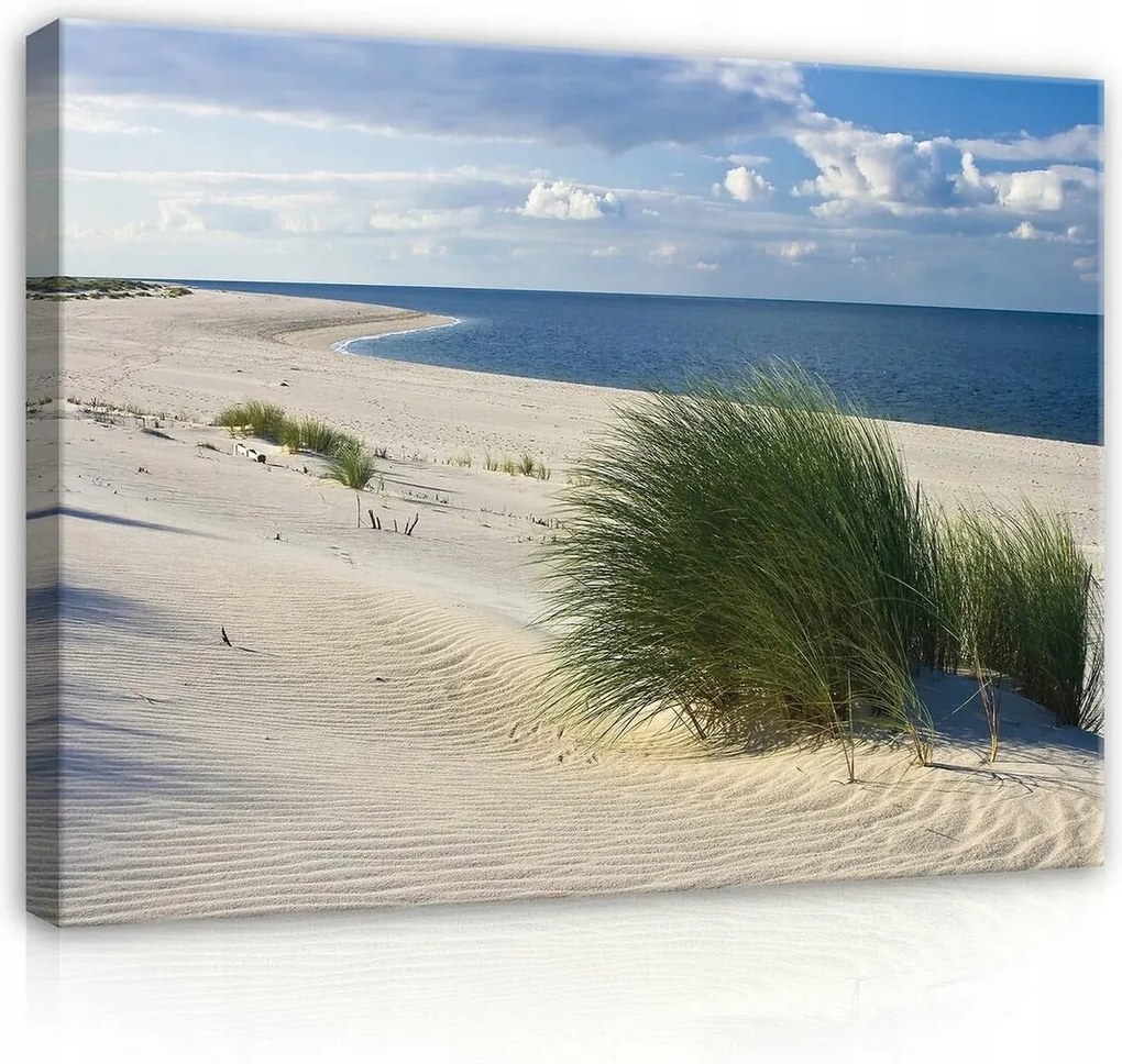 Vászonkép 80x60 Homokdűnék tenger tengerpart természet nyugalom tér