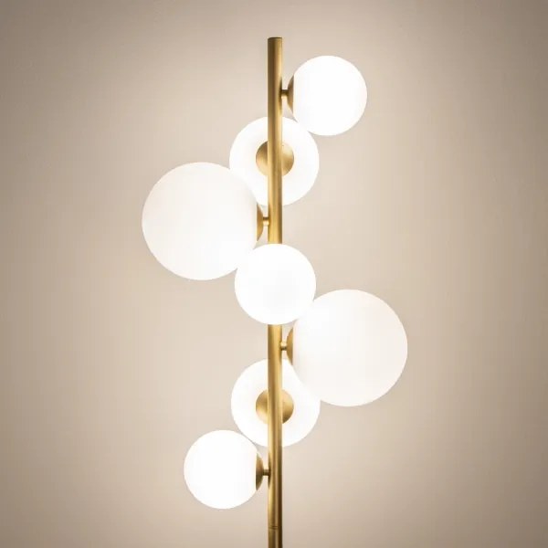 Brilagi - LED Állólámpa MILLA 7xG9/3W/230V arany/fehér