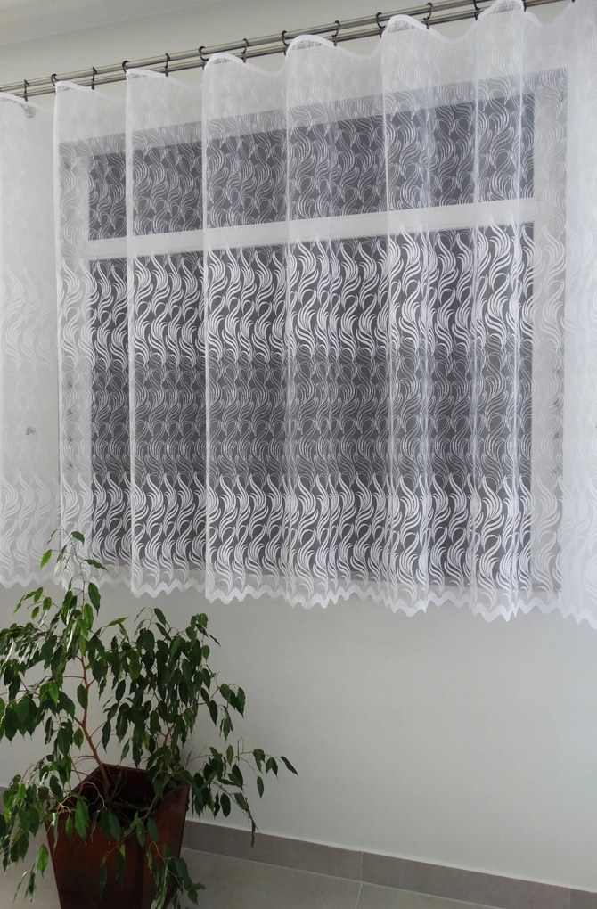 Mg Függöny 618/305 Fehér 350X160 kész Bt lengyel