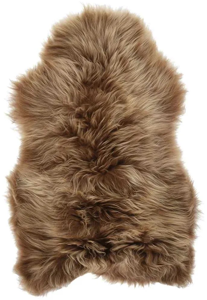 barna izlandi báránybőr székhuzat 70 x 110 cm