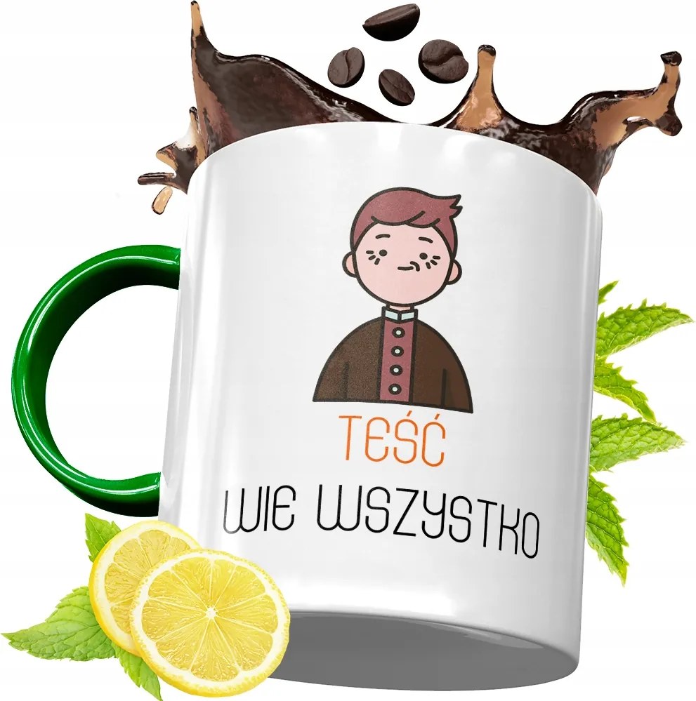 Zöld Bögre Apósnak Születésnapi Ajándéknak, fényképes nyomattal