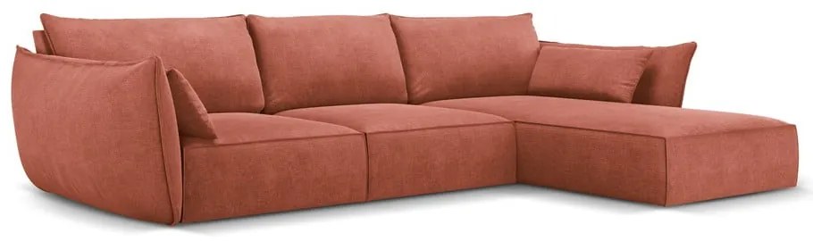 Piros sarokkanapé (jobb oldali) Vanda – Mazzini Sofas