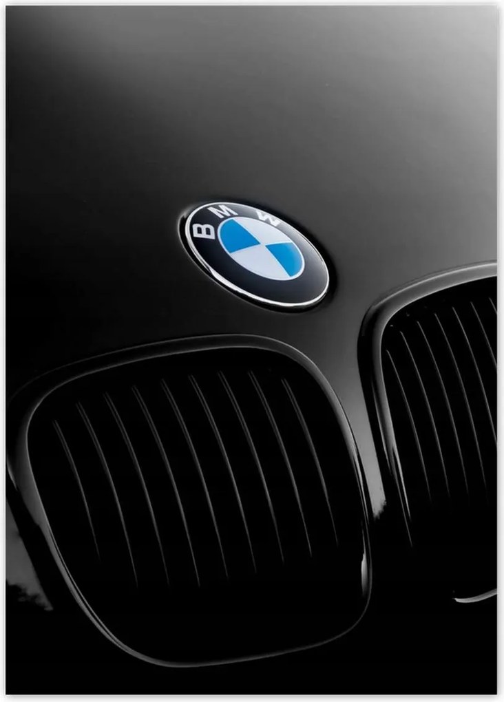 Poszterek 50x70 Bmw bélyeg a motorháztetőn