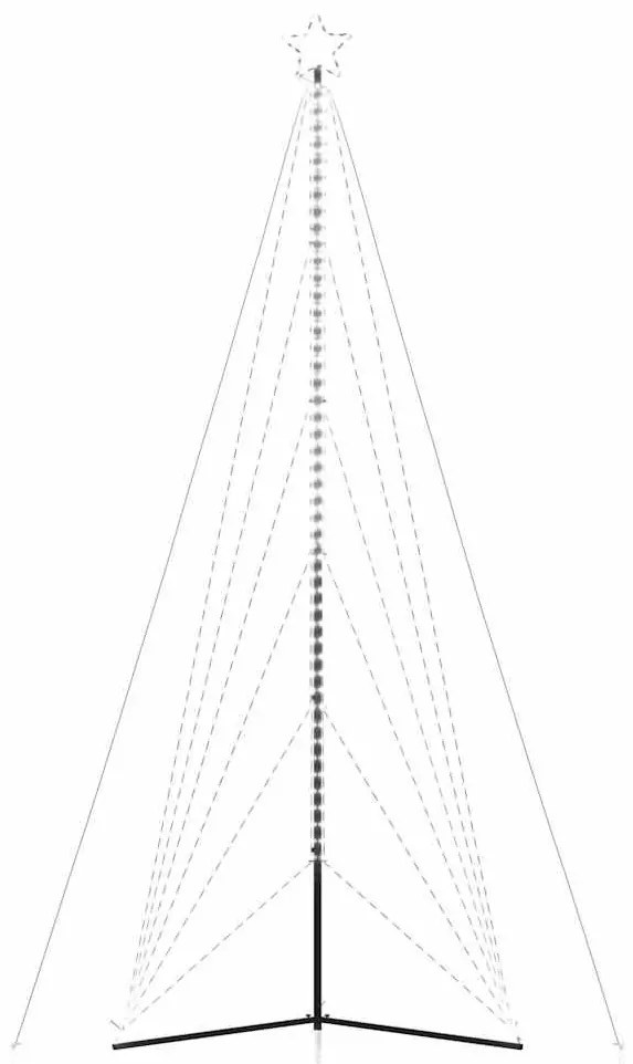 hideg fehér LED karácsonyfa 861 LED 478 cm