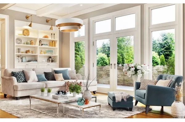 TRINITI függeszték 1xE27/60W/230V fehér/arany