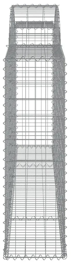 20 db íves horganyzott vas gabion kosár 300 x 30 x 100/120 cm
