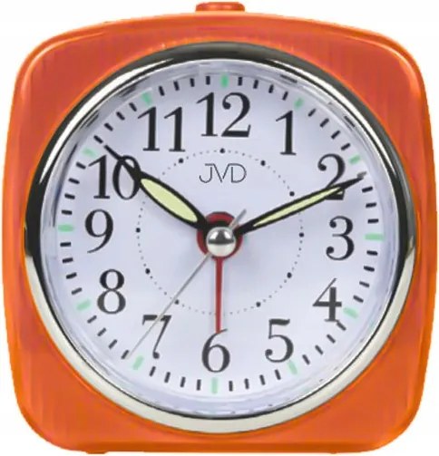 Narancssárga Megvilágított Ovális Ébresztőóra Szundival Jvd SRP7503.4 7,5 cm