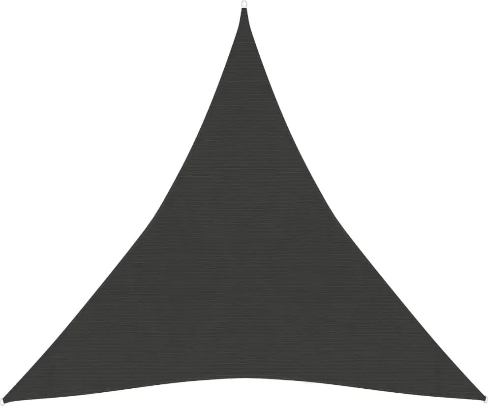 vidaXL antracitszürke HDPE napvitorla 160 g/m² 3 x 3 x 3 m