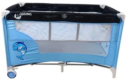 COSING - ADAM Dolphin Blue utazóágy állítható fekvőpozícióval