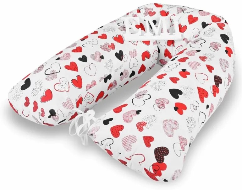 EMI Lulu szivecskés kismamapárna