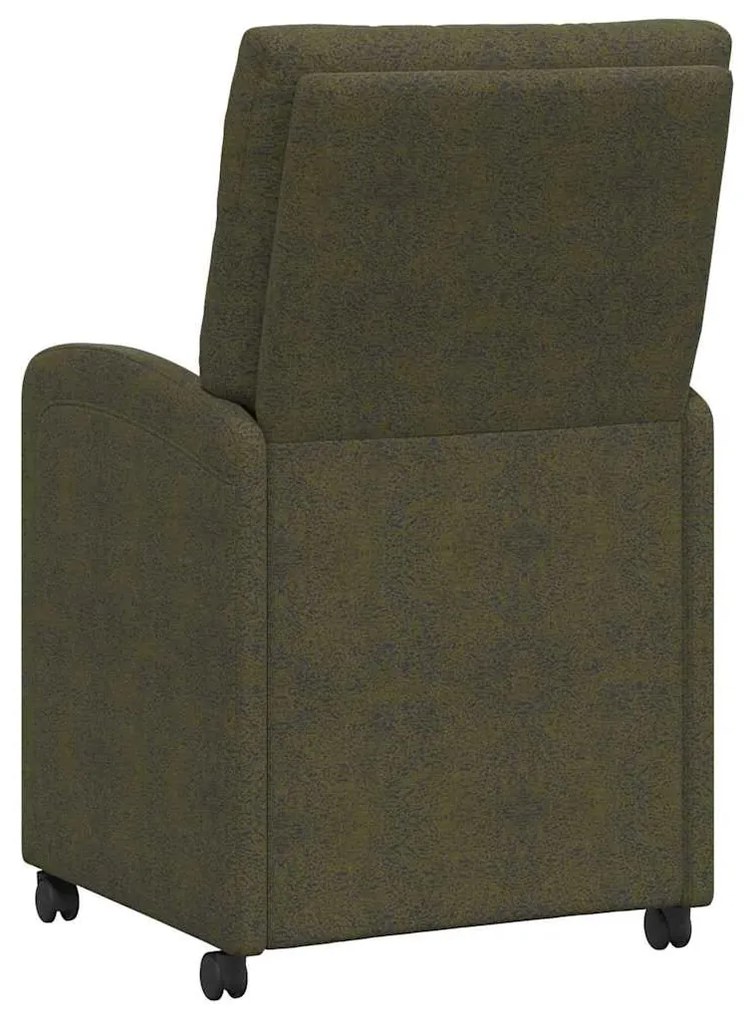 Kerekes Étkező Székek 2 pcs Katonai zöld 58 x 67 x 97 cm