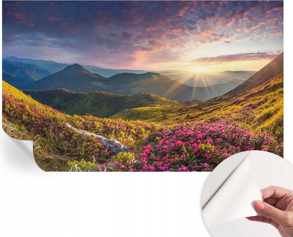 Öntapadós fali fotótapéta Hálószobába Hegyi panoráma 416x254 cm