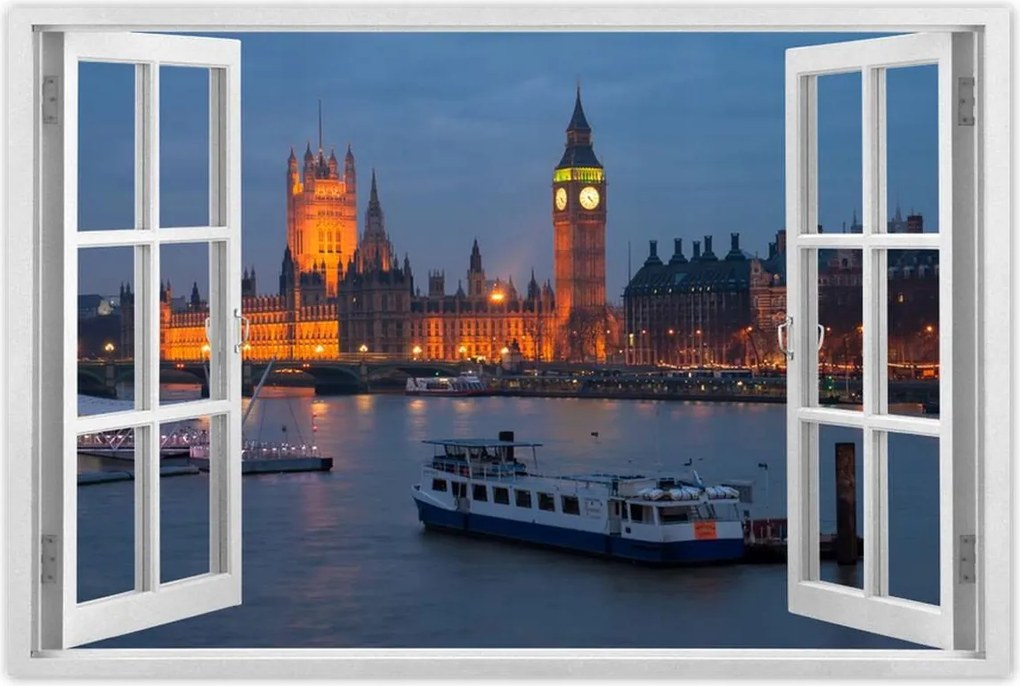 Poszterek 60x40 Westminster-palota Éjszaka