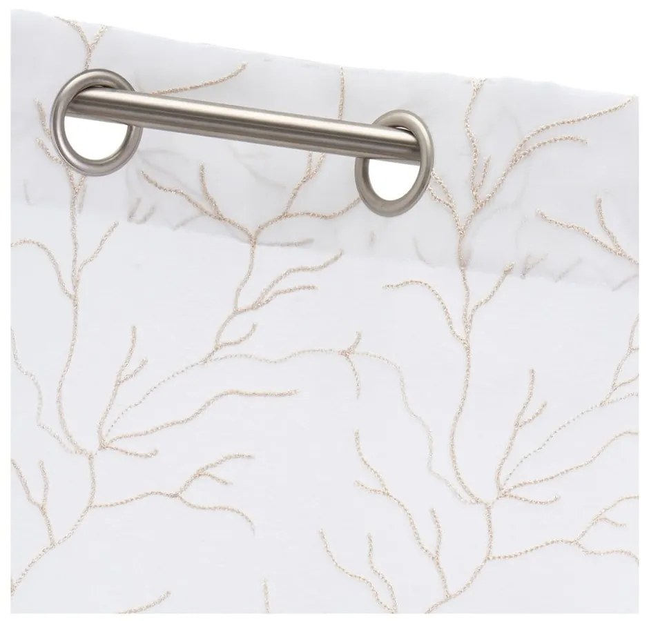 Fehér-bézs fényáteresztő függöny 140x260 cm Coral – Casa Selección