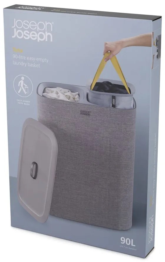 Szennyeskosár 45 l + 45 l Tota - Joseph Joseph