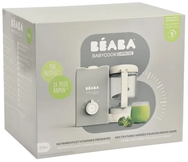 Beaba - 2 az 1-ben BABYCOOK EXPRESS gőzölő, szürke