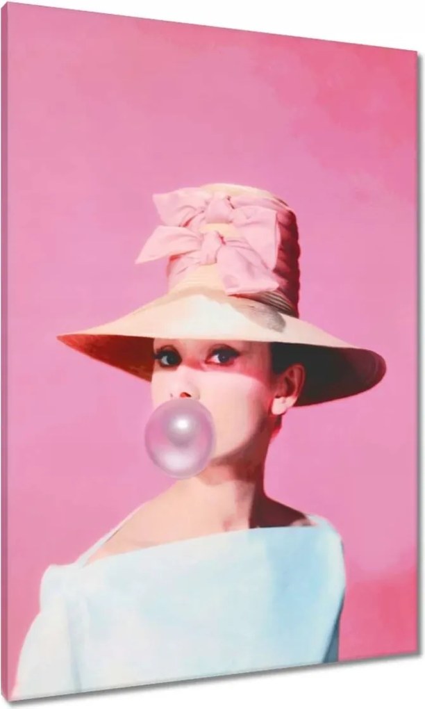 Vászonkép 70x100 Audrey Hepburn Léggömb