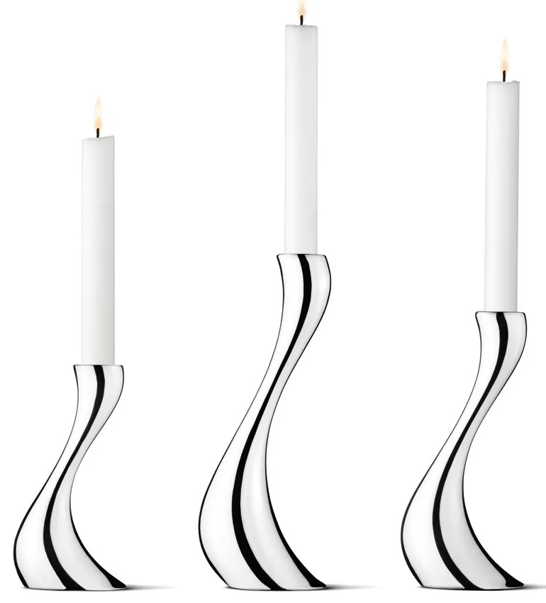 Padló gyertyatartó Cobra, 40 cm - Georg Jensen