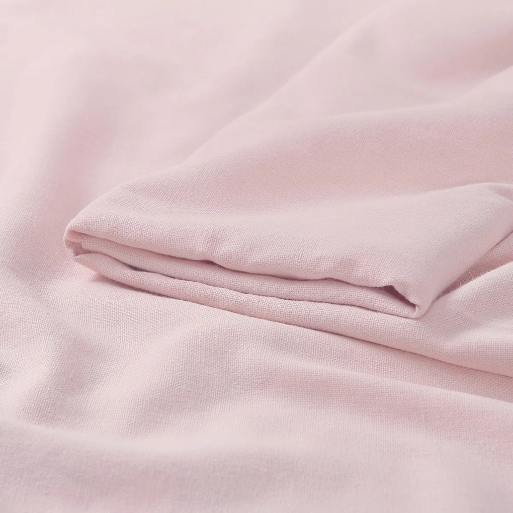 Goldea természetes lenvászon keverék - púderrózsaszín 300 cm