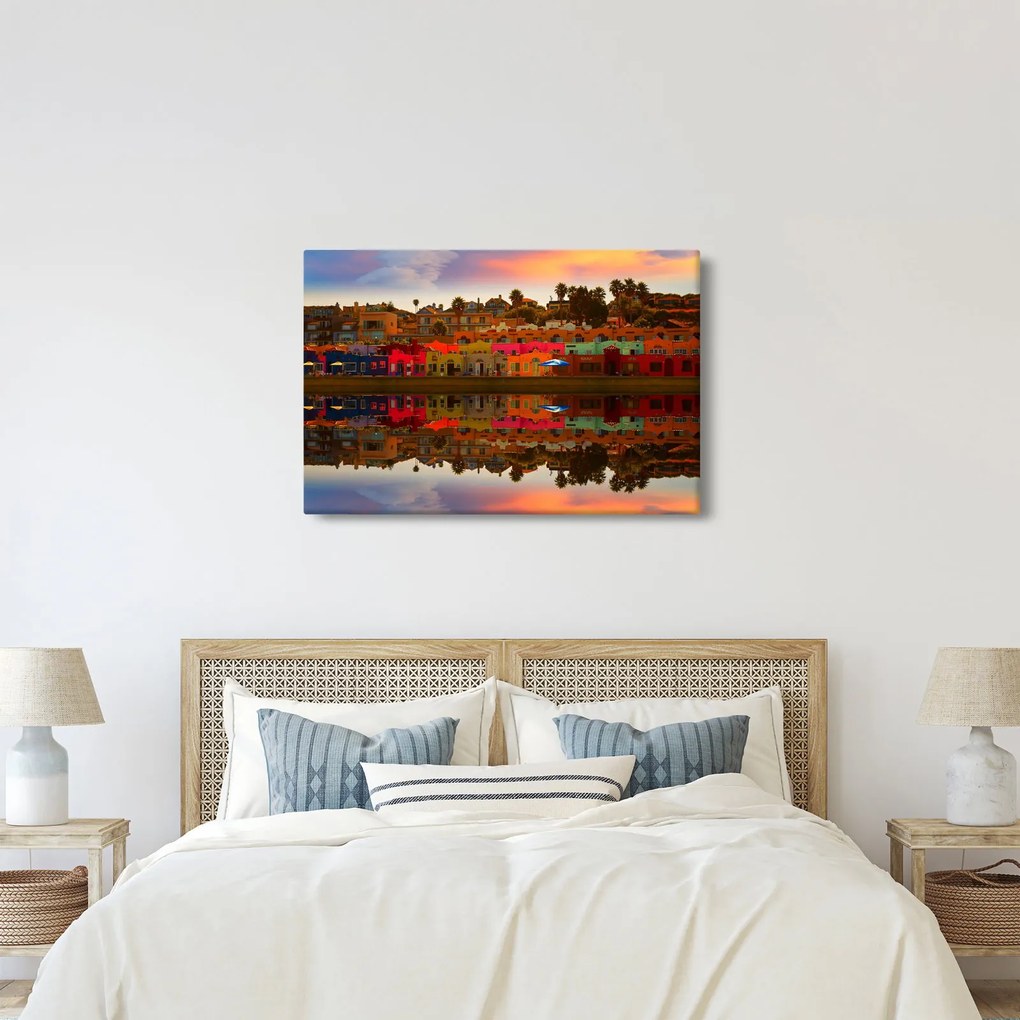 Kép - A nyári úszások helyszíne (90x60 cm)