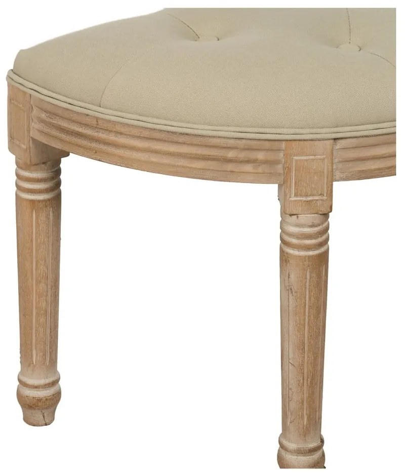 Bézs-natúr színű pad Royal – Ixia