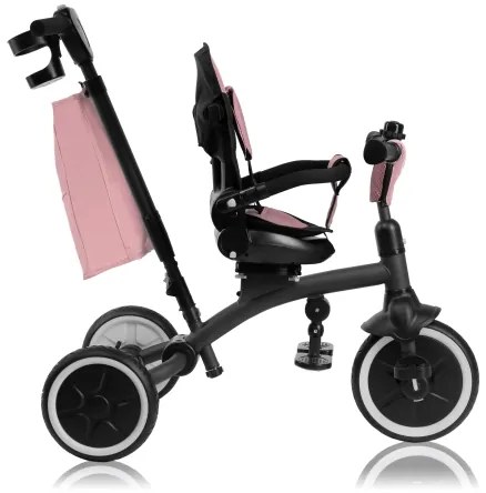 Lionelo - TRIS PLUS gyerek tricikli Pink Rose