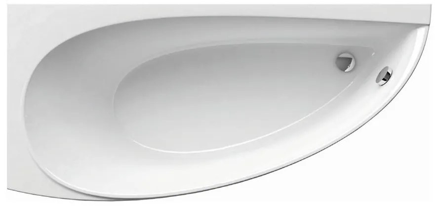 Ravak CT01000000 - Sarokkád AVOCADO 150x75 cm akril/fehér