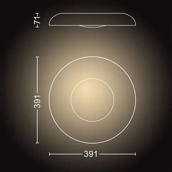 Philips 32613/48/P6 - Hue STILL LED 27W/230V dimm. lámpa + távirányító