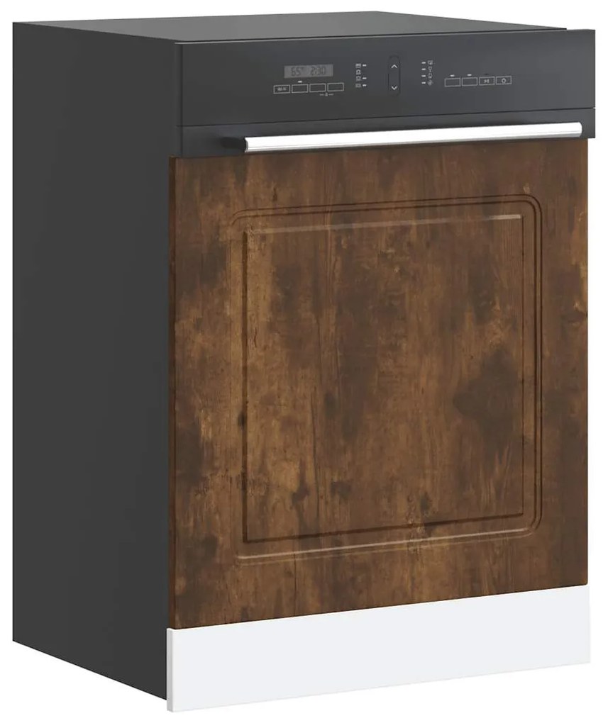vidaXL mosogatógép panel Kalmar füstölt tölgy 60x1,5x67 cm