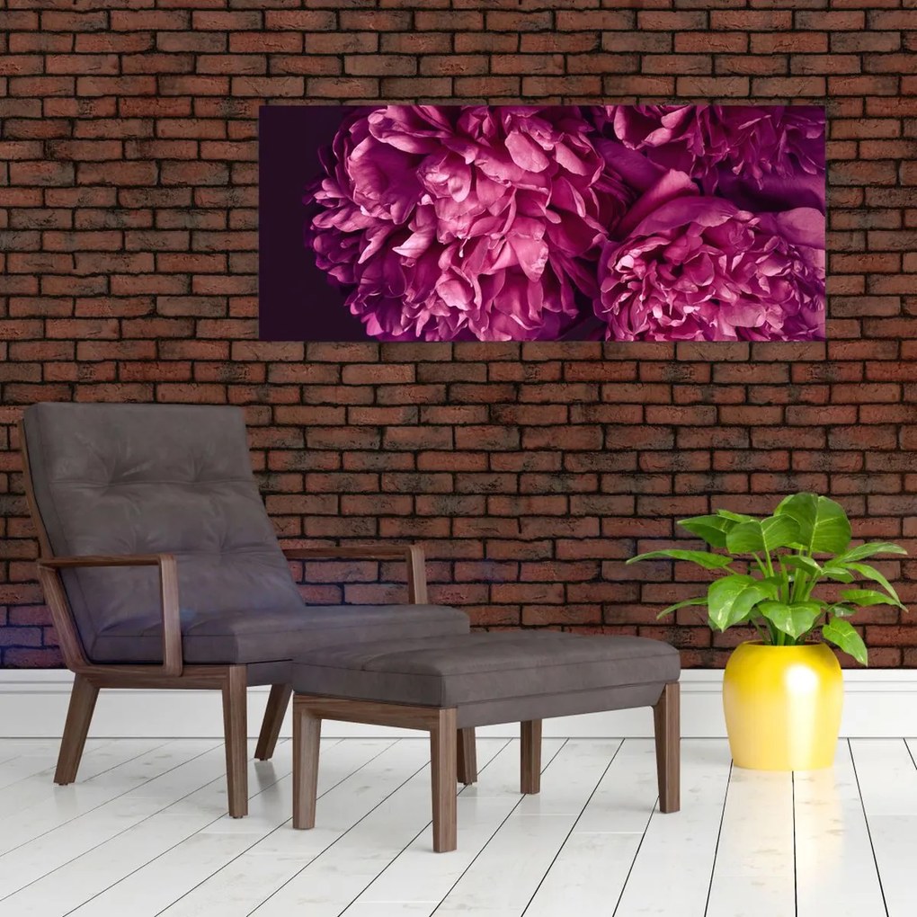 Kép - Csokor pünkösdi rózsa (120x50 cm)