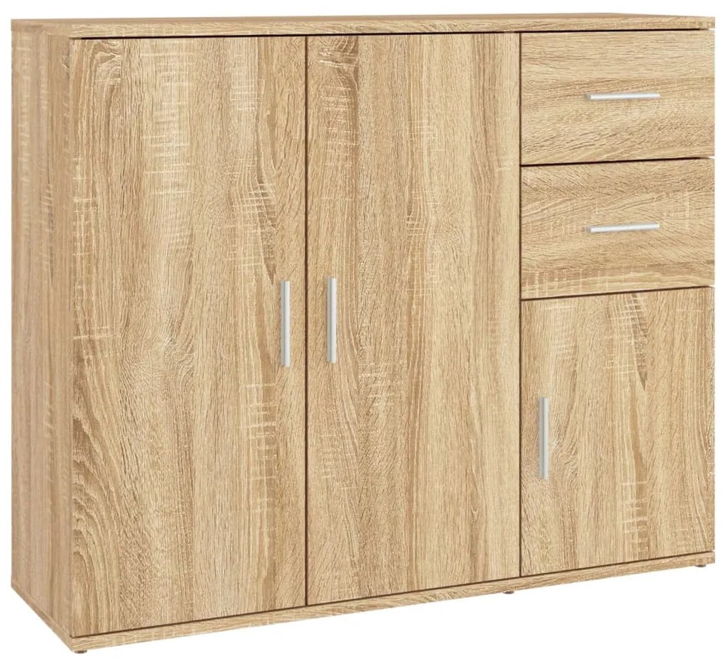 sonoma tölgyfa tálalószekrény 91 x 29,5 x 75 cm