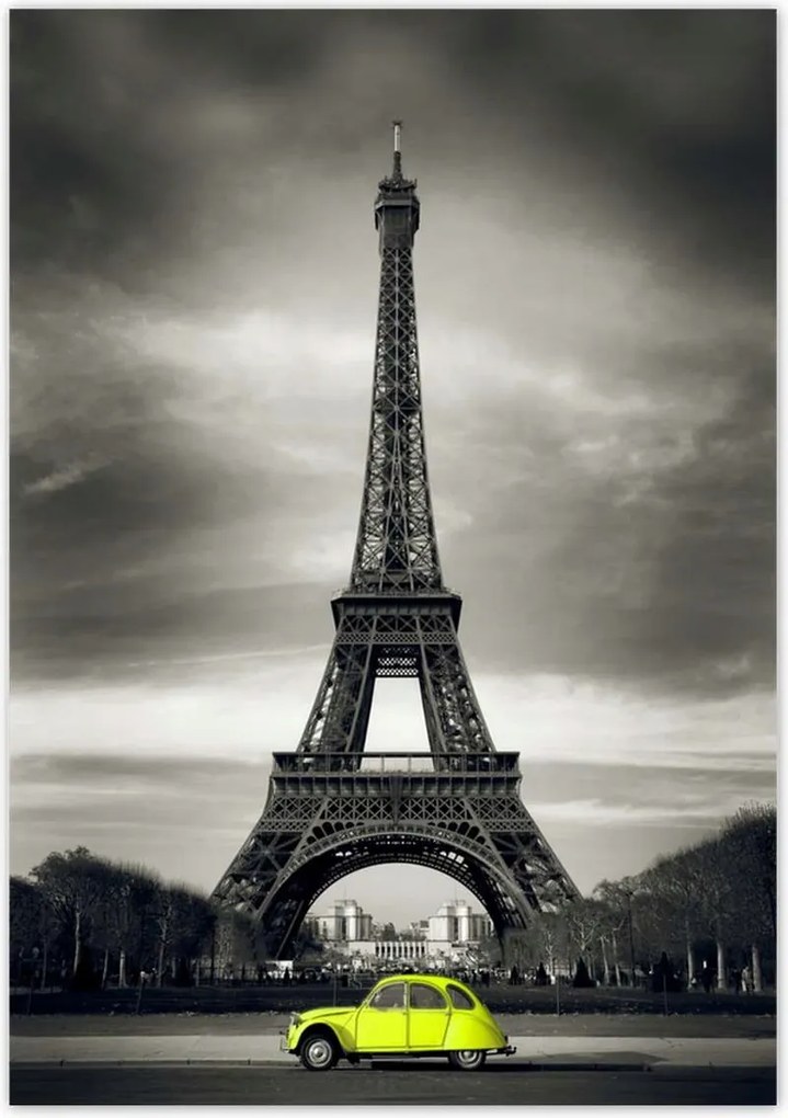 Poszterek 70x100 Eiffel-torony Párizsban