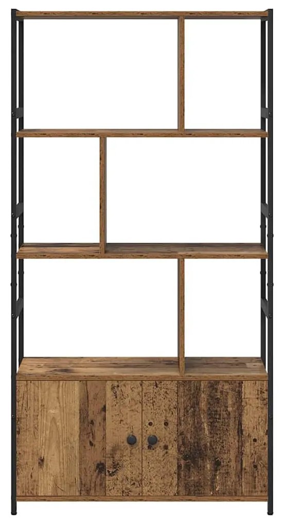 Könyvespolc Régi fa 80 x 30 x 155.5 cm Faanyag