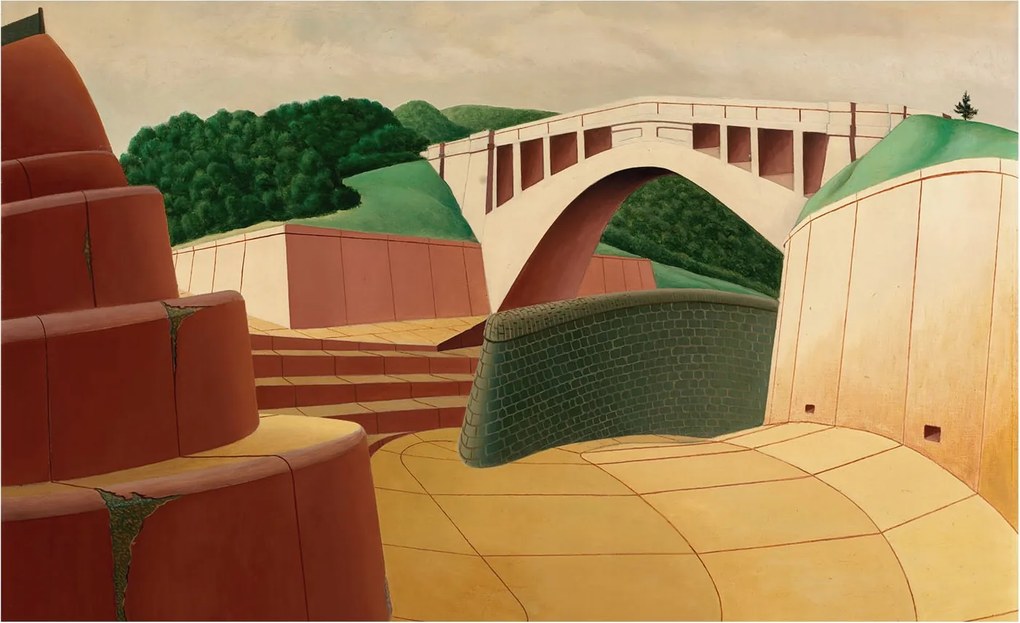 Fotótapéta Flizelin Szoba tapéta Csendes táj 416x254 Ragasztó