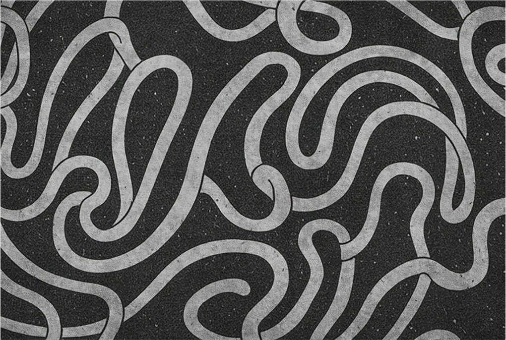 Fotótapéta Flizelina Dekoratív az irodába Csavaros formák 104x70 Ragasztó