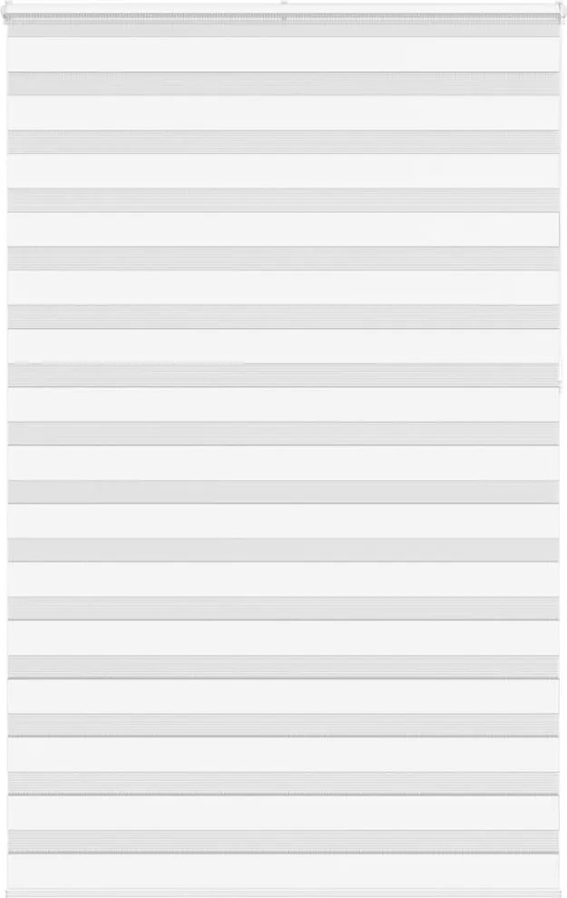 vidaXL zebrafüggönnyel fehér szövetszélesség 135,9 cm poliészter