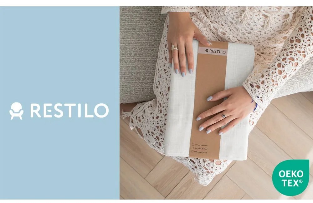 Krémszínű függöny 140x250 cm Valeta – Restilo