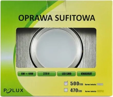 Polux MOON OLAL-Q1X4CWA 206862 Beépíthető spotlámpa 6,5W 6400K 500LM IP40