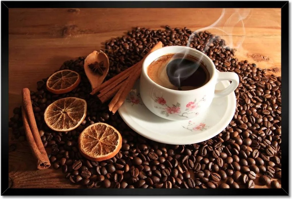 Poszterek keretben 60x40 Kávé pálcával