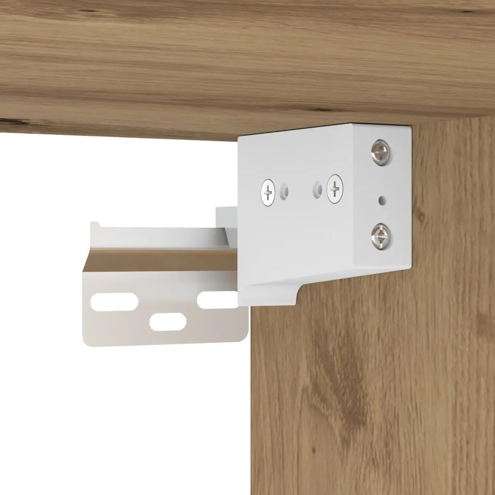 2 Darabos Fürdőszobai Bútor Szett Mesteri Tölgy Engineered Wood