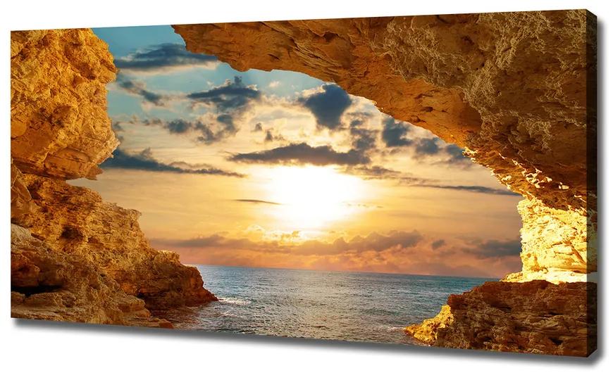 Vászon nyomtatás Grotto tenger pl-oc-120x60-f-62368533