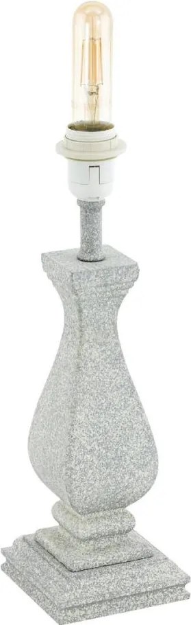 Eglo 33051 - Asztali lámpa 1xE27/60W/230V szürke
