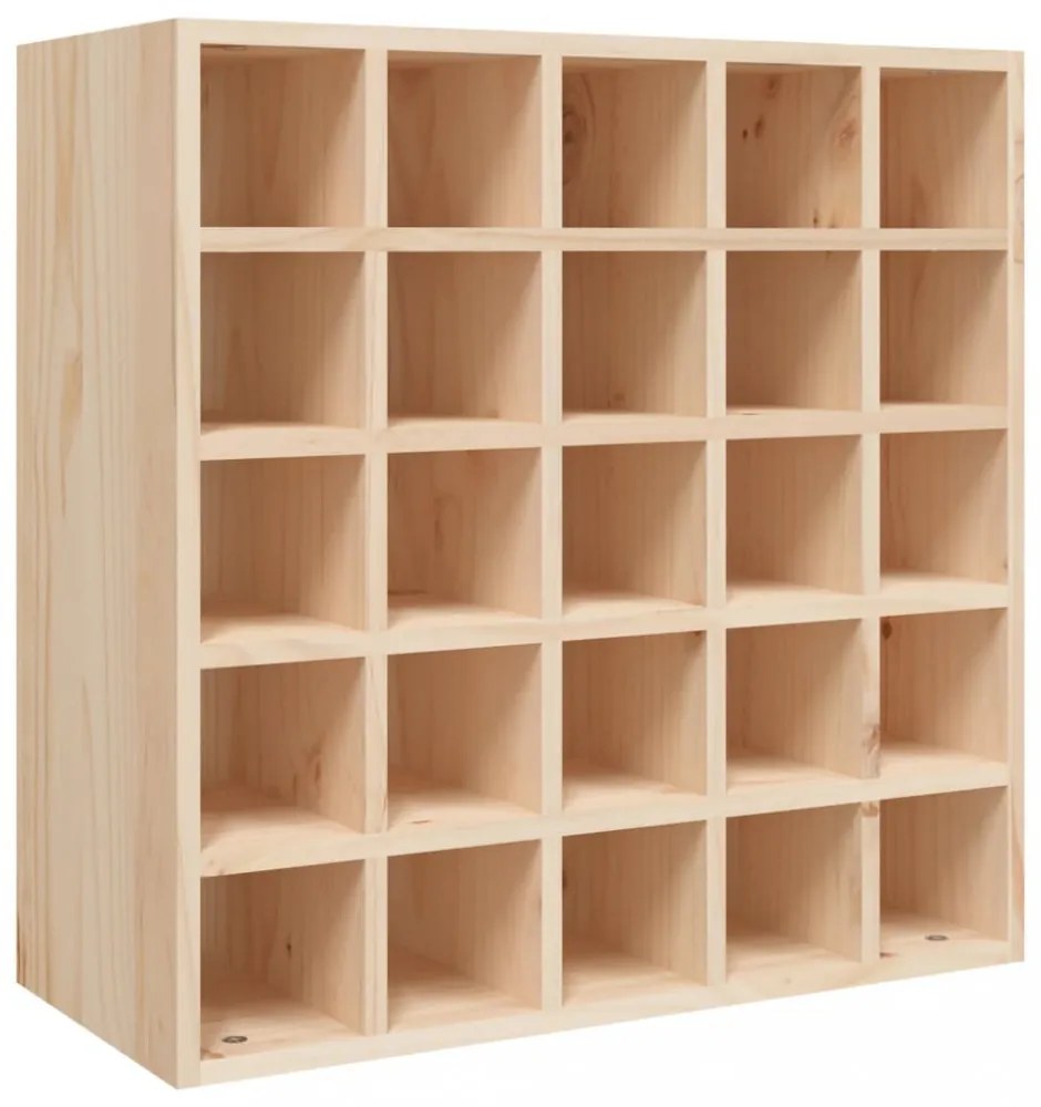 tömör fenyőfa borszekrény 56 x 25 x 56 cm